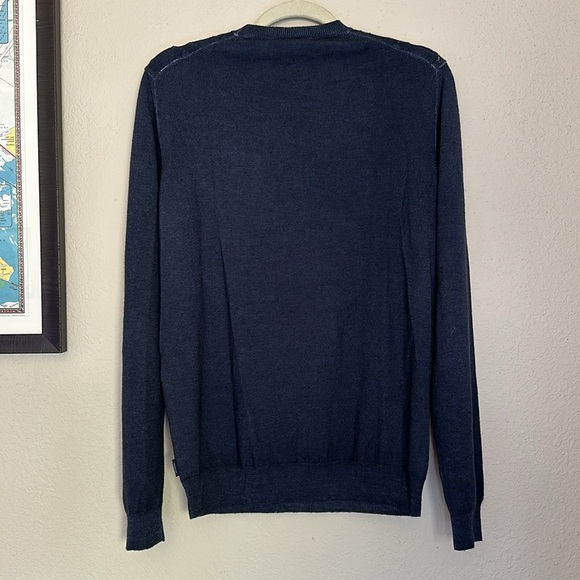 Armani Collezioni Virgin Wool Textured Weave Sweater Size Medium, Men’s - Picture 3 of 5